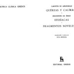خرید و دانلود نسخه کامل کتاب Quéreas y Calírroe y Efesíacas