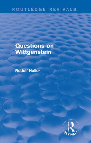 خرید و دانلود نسخه کامل کتاب Questions on Wittgenstein_68fdb26841034.jpeg خرید و دانلود نسخه کامل کتاب Questions on Wittgenstein