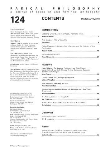 خرید و دانلود نسخه کامل کتاب Radical Philosophy #124_68fd482fb3f8d.jpeg خرید و دانلود نسخه کامل کتاب Radical Philosophy #124