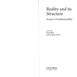 خرید و دانلود نسخه کامل کتاب Reality and Its Structure – Essays in Fundamentality