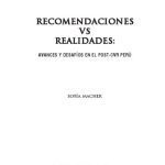 خرید و دانلود نسخه کامل کتاب Recomendaciones vs realidades : avances y desafíos en el post-CVR Perú