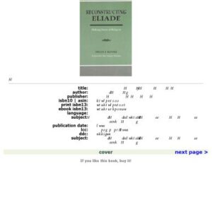 خرید و دانلود نسخه کامل کتاب Reconstructing Eliade: Making Sense of Religion