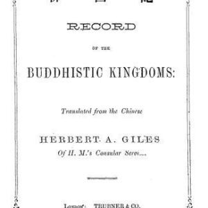 خرید و دانلود نسخه کامل کتاب Record of the Buddhistic kingdoms