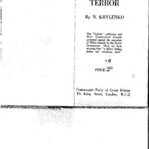 خرید و دانلود نسخه کامل کتاب Red and White Terror