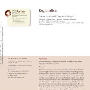 خرید و دانلود نسخه کامل کتاب Regionalism