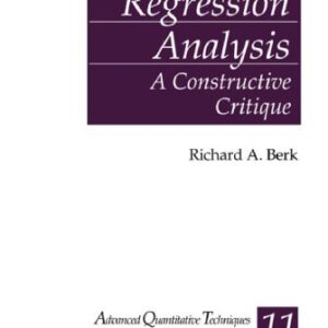 خرید و دانلود نسخه کامل کتاب Regression Analysis: A Constructive Critique