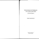 خرید و دانلود نسخه کامل کتاب Religious Difference in a Secular Age: A Minority Report