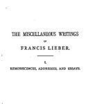 خرید و دانلود نسخه کامل کتاب Reminiscences, Addresses and Essays