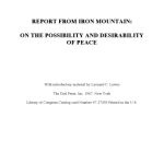 خرید و دانلود نسخه کامل کتاب Report from Iron Mountain on the possibility and desirability of peace