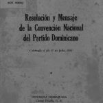 خرید و دانلود نسخه کامل کتاب Resolución y Mensaje de la Convención Nacional del Partido Dominicano