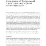 خرید و دانلود نسخه کامل کتاب Rethinking Social Work’s Interpretation of ’Environmental Justice’ : From Local to Global