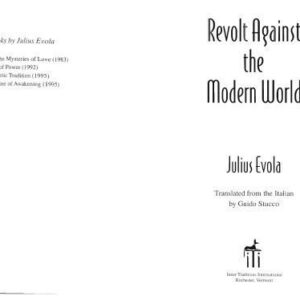 خرید و دانلود نسخه کامل کتاب Revolt against the modern world
