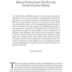 خرید و دانلود نسخه کامل کتاب Rising Powers and the Future International Order