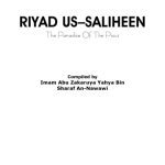 خرید و دانلود نسخه کامل کتاب Riyad Us-Saliheen. The Paradise of the Pious