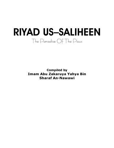 خرید و دانلود نسخه کامل کتاب Riyad Us-Saliheen. The Paradise of the Pious_68e0408285f8f.jpeg خرید و دانلود نسخه کامل کتاب Riyad Us-Saliheen. The Paradise of the Pious