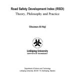خرید و دانلود نسخه کامل کتاب Road safety development index (RSDI) : theory, philosophy and practice