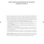 خرید و دانلود نسخه کامل کتاب Routledge Handbook of Russian Foreign Policy