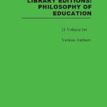 خرید و دانلود نسخه کامل کتاب Routledge Library Editions: Philosophy of Education, 21-Volume Set