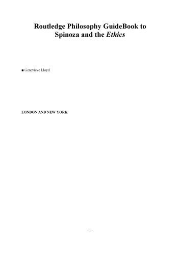 خرید و دانلود نسخه کامل کتاب Routledge Philosophy GuideBook to Spinoza and the Ethics_68fc7b89ccc4f.jpeg خرید و دانلود نسخه کامل کتاب Routledge Philosophy GuideBook to Spinoza and the Ethics