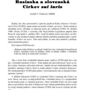 خرید و دانلود نسخه کامل کتاب Rusinska a slovenska Cirkev sui iuris, Русинска и словацька Церковь свого права