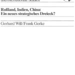 خرید و دانلود نسخه کامل کتاب Rußland, Indien, China: Ein neues strategisches Dreieck?
