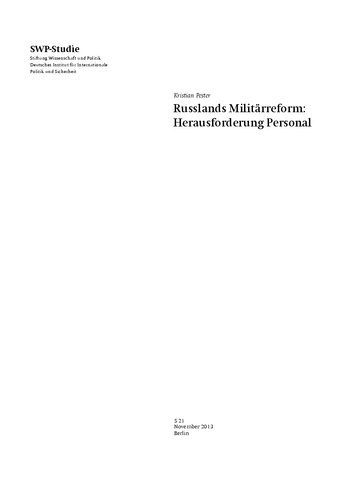 خرید و دانلود نسخه کامل کتاب Russlands Militärreform: Herausforderung Personal_68e7bd618c656.jpeg خرید و دانلود نسخه کامل کتاب Russlands Militärreform: Herausforderung Personal