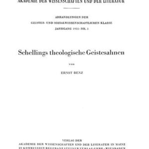 خرید و دانلود نسخه کامل کتاب Schellings theologische Geistesahnen