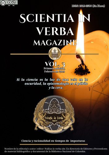 خرید و دانلود نسخه کامل کتاب SCIENTIA IN VERBA Febrero 2019. Si la ciencia es la luz de una vela encendida en la oscuridad, la epistemología es el pábilo y la cera._68fdc71760579.jpeg خرید و دانلود نسخه کامل کتاب SCIENTIA IN VERBA Febrero 2019. Si la ciencia es la luz de una vela encendida en la oscuridad, la epistemología es el pábilo y la cera.