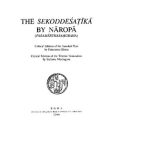 خرید و دانلود نسخه کامل کتاب Sekoddeśaṭīkā by Nāropā (Paramārthasaṃgra)