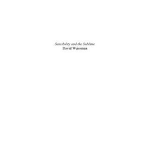 خرید و دانلود نسخه کامل کتاب Sensibility and the Sublime