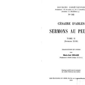 خرید و دانلود نسخه کامل کتاب Sermons au peuple 21-55