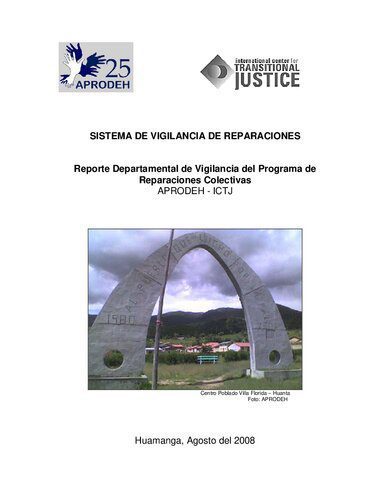 خرید و دانلود نسخه کامل کتاب Sistema de vigilancia de reparaciones. Reporte departamental de vigilancia del Programa de Reparaciones Colectivas_68e3254c43d9b.jpeg خرید و دانلود نسخه کامل کتاب Sistema de vigilancia de reparaciones. Reporte departamental de vigilancia del Programa de Reparaciones Colectivas