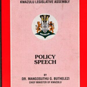 خرید و دانلود نسخه کامل کتاب Sixth Session of the Fifth KwaZulu Legislative Assembly. Policy Speech