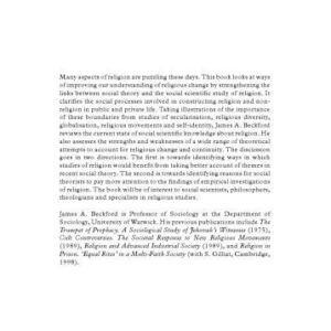 خرید و دانلود نسخه کامل کتاب Social Theory and Religion
