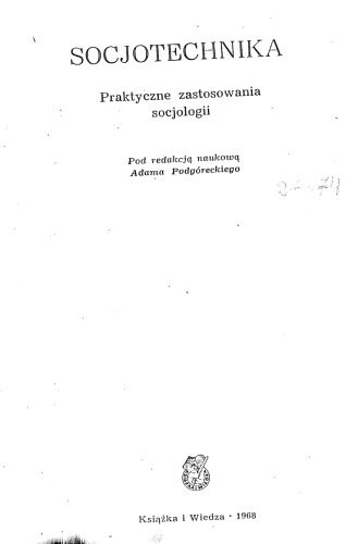 خرید و دانلود نسخه کامل کتاب Socjotechnika praktyczne zastosowania socjologii_68f9725a1e95d.jpeg خرید و دانلود نسخه کامل کتاب Socjotechnika praktyczne zastosowania socjologii