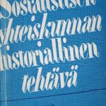خرید و دانلود نسخه کامل کتاب Sosialistisen yhteiskunnan historiallinen tehtävä