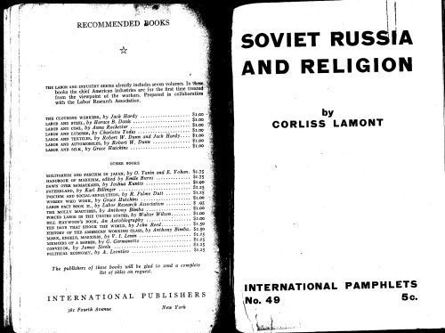 خرید و دانلود نسخه کامل کتاب Soviet Russia and religion, (International pamphlets)_68df26ccb3bfc.jpeg خرید و دانلود نسخه کامل کتاب Soviet Russia and religion, (International pamphlets)