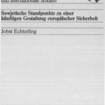 خرید و دانلود نسخه کامل کتاب Sowjetische Standpunkte zu einer künftigen Gestaltung europäischer Sicherheit