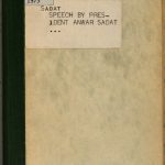 خرید و دانلود نسخه کامل کتاب Speech by President Anwar El Sadat at the Inaugural Meeting of the A.S.U. General National Congress. Cairo, July 22, 1975