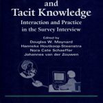 خرید و دانلود نسخه کامل کتاب Standardization and Tacit Knowledge: Interaction and Practice in the Survey Interview
