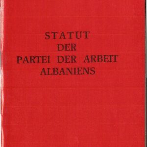 خرید و دانلود نسخه کامل کتاب Statut der Partei der Arbeit Albaniens