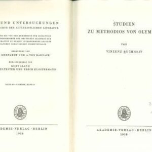 خرید و دانلود نسخه کامل کتاب Studien zu Methodios von Olympos [Incomplete]