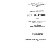 خرید و دانلود نسخه کامل کتاب Sur Matthieu, Chapitres 14-33, tome II