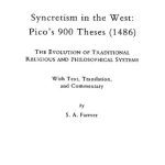 خرید و دانلود نسخه کامل کتاب Syncretism in the West: Pico’s 900 Theses (1486), The Evolution of Traditional Religious and Philosophical Systems