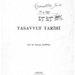 خرید و دانلود نسخه کامل کتاب Tasavvuf Tarihi