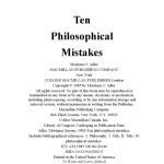 خرید و دانلود نسخه کامل کتاب Ten Philosophical Mistakes