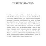 خرید و دانلود نسخه کامل کتاب Territorianism : politics and identity in Australia’s Northern Territory 1978-2001