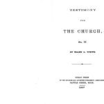 خرید و دانلود نسخه کامل کتاب Testimony for the Church No 12. 1867