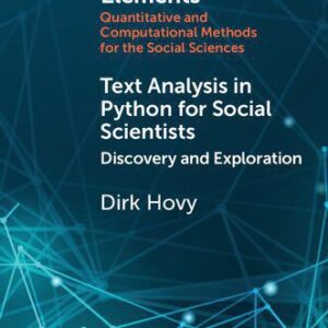 خرید و دانلود نسخه کامل کتاب TEXT ANALYSIS IN PYTHON FOR SOCIAL SCIENTISTS Discovery and Exploration