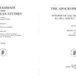 خرید و دانلود نسخه کامل کتاب The Apocryphon of John: Synopsis of Nag Hammadi Codices Ii,1; Iii,1; And Iv,1 With Bg 8502,2 (Nag Hammadi and Manichaean Studies)